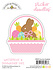 Bunny Basket Sticker Doodle (8443) (OUTLET)