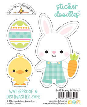 Doodlebug Design Bunny & Friends Sticker Doodle (8442) (DISCONTINUED)