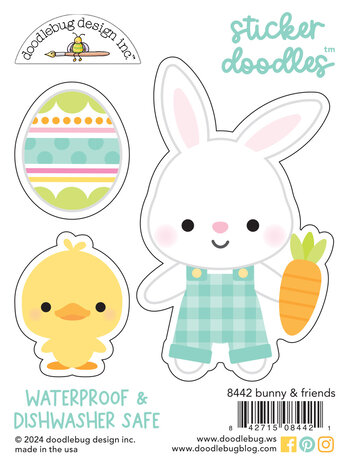 Doodlebug Design Bunny & Friends Sticker Doodle (8442) (DISCONTINUED) Doodlebug Design Bunny & Friends Sticker Doodle (8442) (DISCONTINUED)