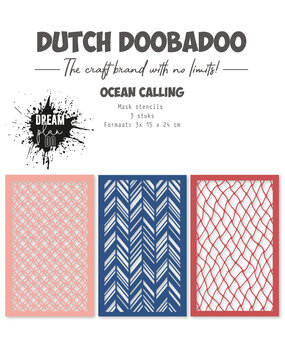 Dutch Doobadoo Dream Plan Do Ocean Calling Mask Stencils (3pc) (470.784.295) (DISCONTINUED)
