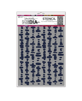 Ranger Dina Wakley MEdia Stencils Dash Columns (MDS83078) (DISCONTINUED) Ranger Dina Wakley MEdia Stencils Dash Columns (MDS83078) (DISCONTINUED)