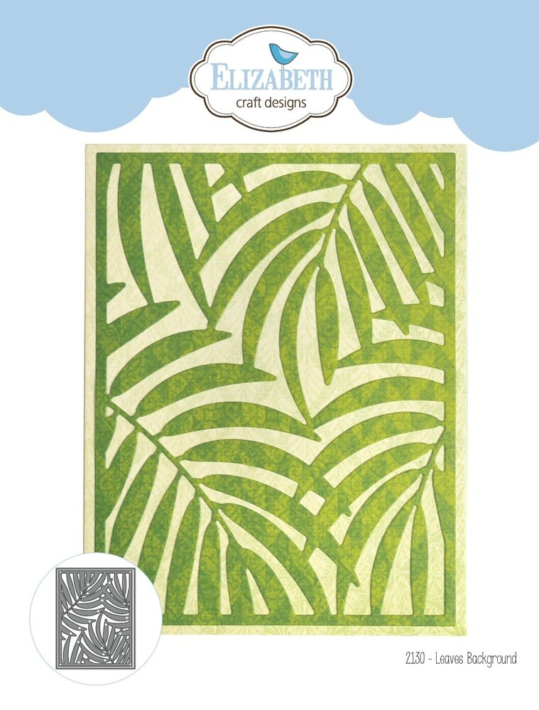 Elizabeth Craft Designs Jungle Party Dies Leaves Background (2130) (DISCONTINUED)