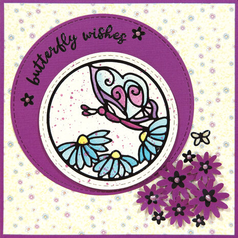 JEJE Produkt Krazy Kreations Stickers Butterflies (5pcs) (6.2311) (DISCONTINUED)