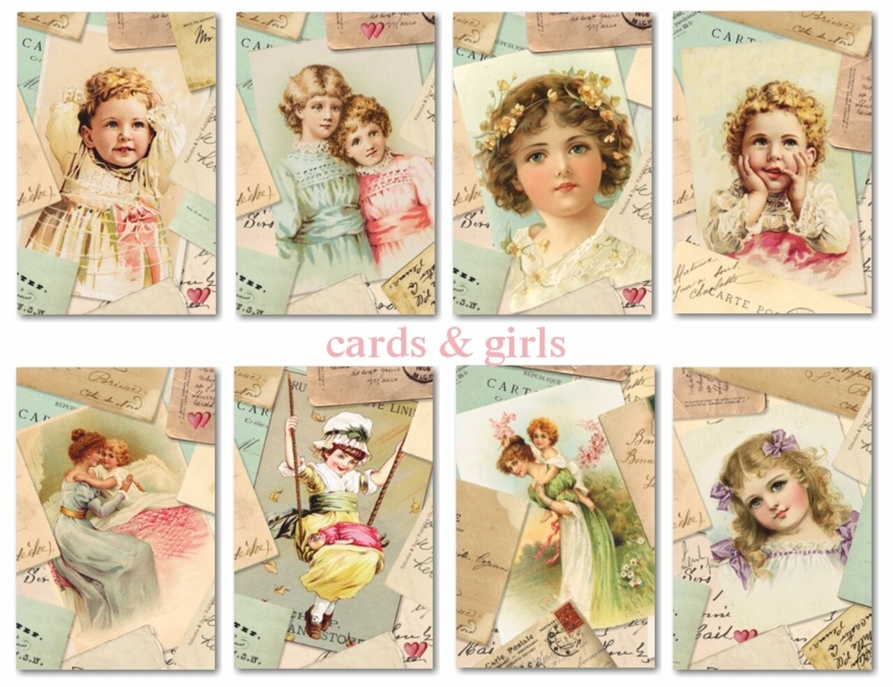 Decorer Cards & Girls Mini Paper Pack (DECOR-M148) (OUTLET) Decorer Cards & Girls Mini Paper Pack (DECOR-M148) (OUTLET)