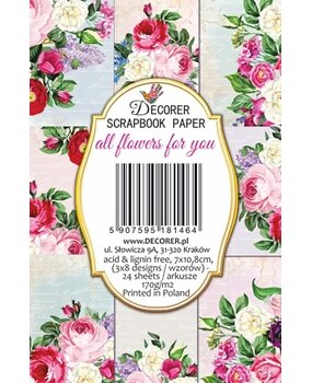 Decorer All Flowers for You Mini Paper Pack (DECOR-M146) (OUTLET)