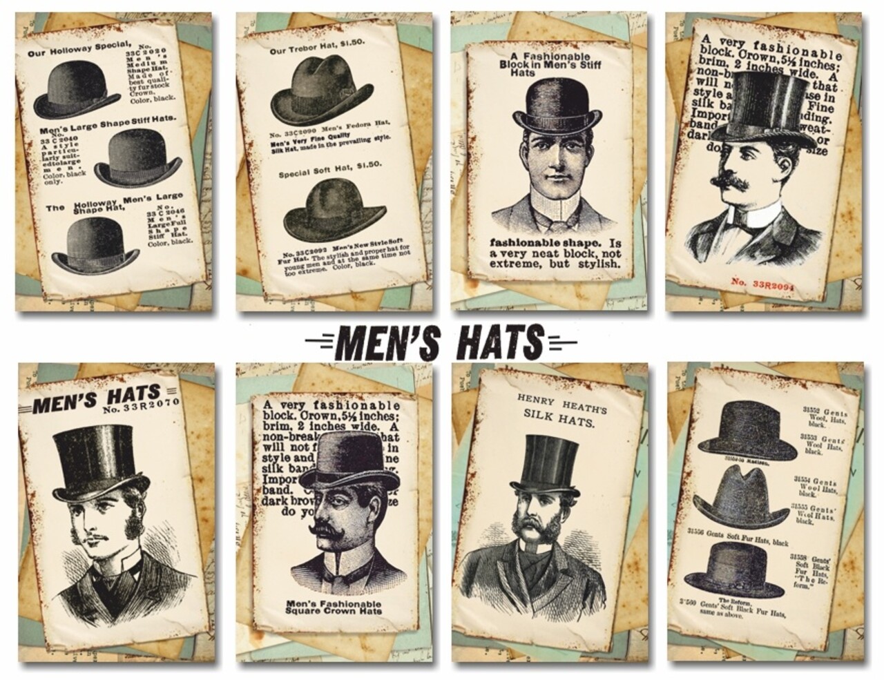 Decorer Men’s Hats Mini Paper Pack (DECOR-M143) (OUTLET) Decorer Men’s Hats Mini Paper Pack (DECOR-M143) (OUTLET)