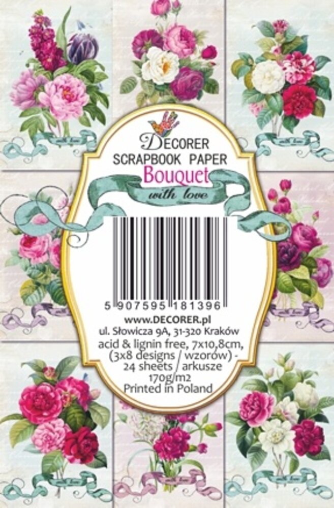 Decorer Bouquet Mini Paper Pack (DECOR-M139) (OUTLET) Decorer Bouquet Mini Paper Pack (DECOR-M139) (OUTLET)