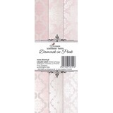 Decorer Damask in Pink 3x8 Inch Paper Pack (Double-sided) (DECOR-D1) (OUTLET)