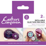 Crafter's Companion Glue Tape Pen & Refill Pack Dots (2pcs) (CC-ADH-DTAPE-FILL)