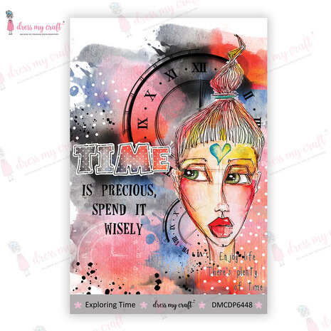 Dress My Craft Transfer Me Mini Exploring Time (DMCDP6448) (OUTLET) Dress My Craft Transfer Me Mini Exploring Time (DMCDP6448) (OUTLET)