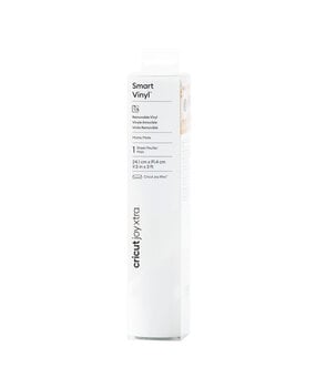 Cricut Joy Xtra Smart Vinyl Removable 9.5 Inch x 3 ft Matte White (1pcs) (2010370)