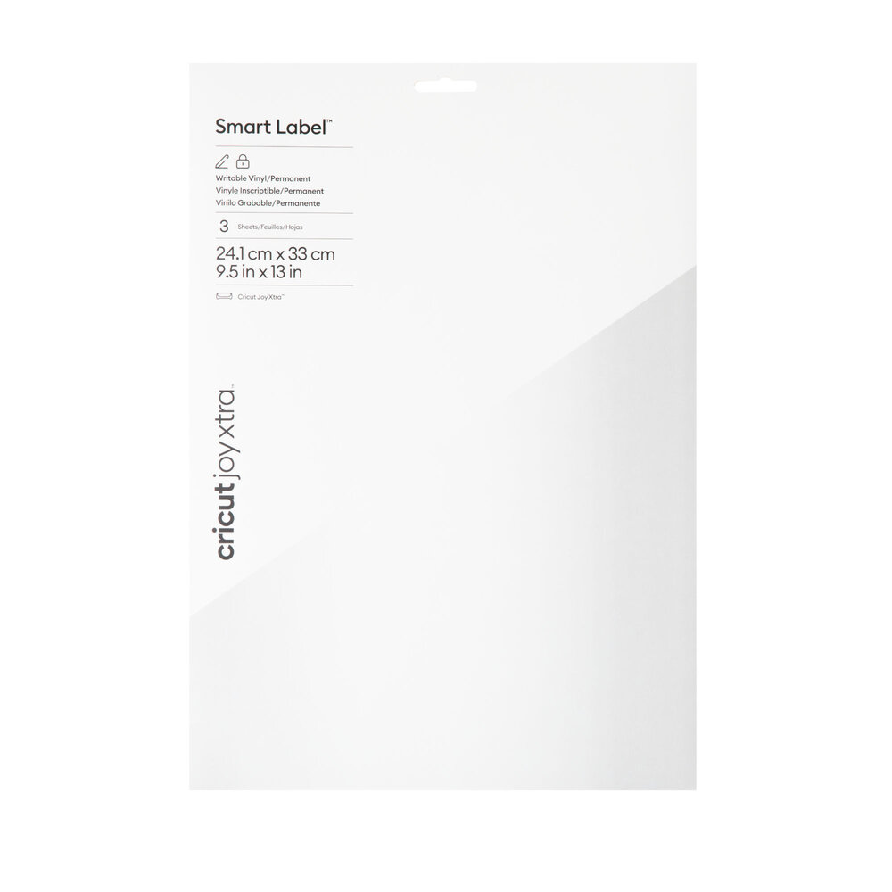 Cricut Joy Xtra Smart Label Writable 9.5x13 Inch White (3pcs) (2010336)