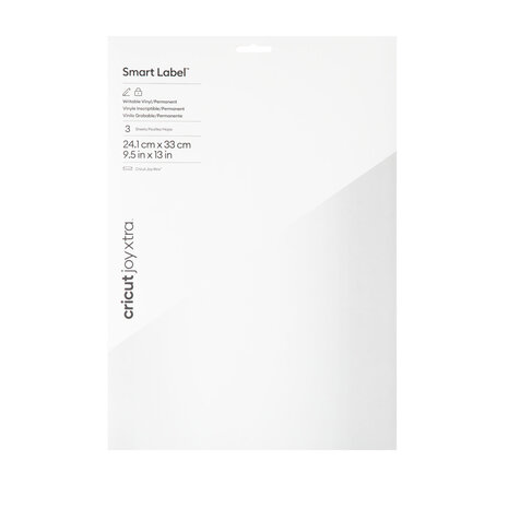 Cricut Joy Xtra Smart Label Writable 9.5x13 Inch White (3pcs) (2010336)