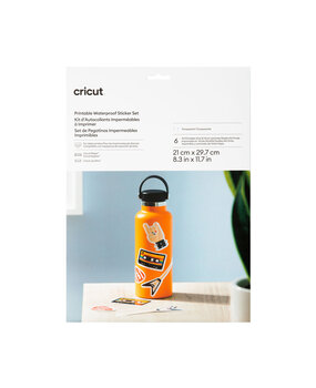 Cricut Printable Waterproof Sticker Set A4 Transparent (6pcs) (2010352) Cricut Printable Waterproof Sticker Set A4 Transparent (6pcs) (2010352)