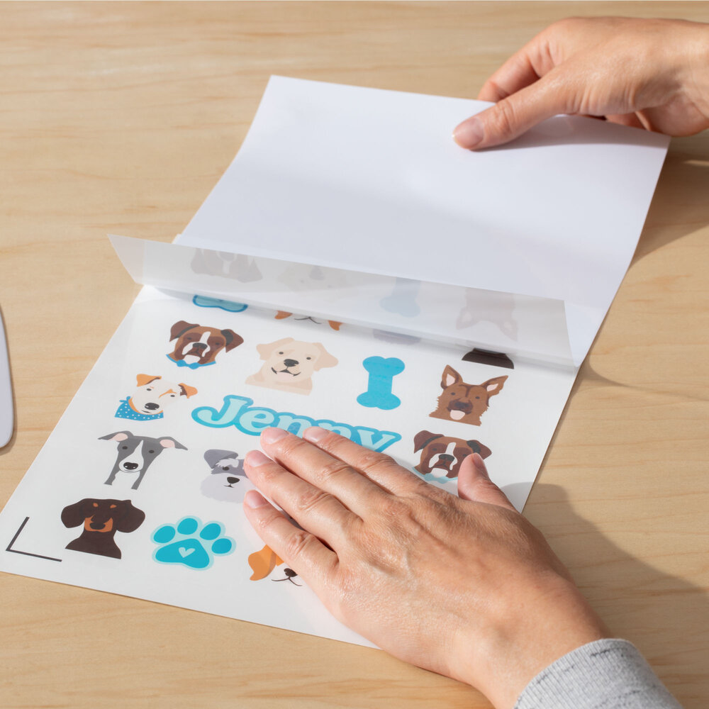 Printable Waterproof Sticker Set A4 Transparent (6pcs) (2010352