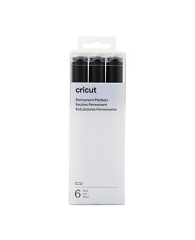 Cricut Venture Permanent Markers 2.5mm Black (6pcs) (2008877) Cricut Venture Permanent Markers 2.5mm Black (6pcs) (2008877)