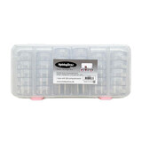 HobbyGros Storage Plastic Storage Box w/ 28 Compartments - Jars (SS105)