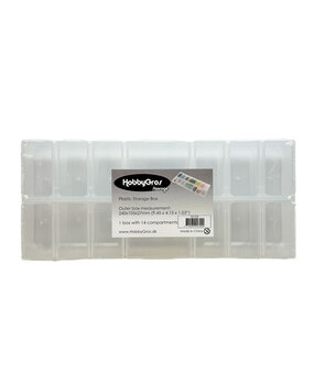 HobbyGros Storage Plastic Storage Box w/ 14 Compartments (SS103) HobbyGros Storage Plastic Storage Box w/ 14 Compartments (SS103)