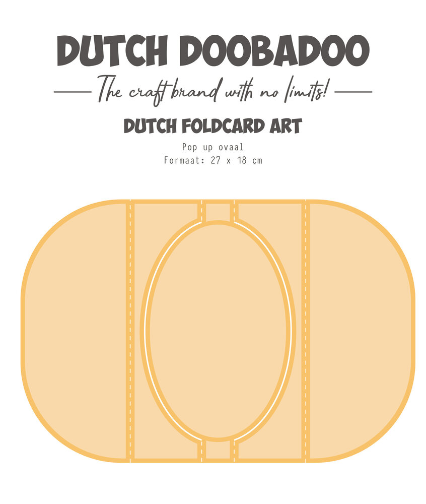 Dutch Doobadoo Dutch Card Art A4 Pop-Up Oval (470.784.300) (OUTLET)
