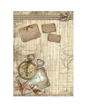 Stamperia Sea Land A4 Rice Paper Compass (6pcs) (DFSA4858) (DISCONTINUED) Stamperia Sea Land A4 Rice Paper Compass (6pcs) (DFSA4858) (DISCONTINUED)
