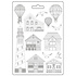 Sea Land Soft Mould A4 Houses and Lighthouse (K3PTA4576)