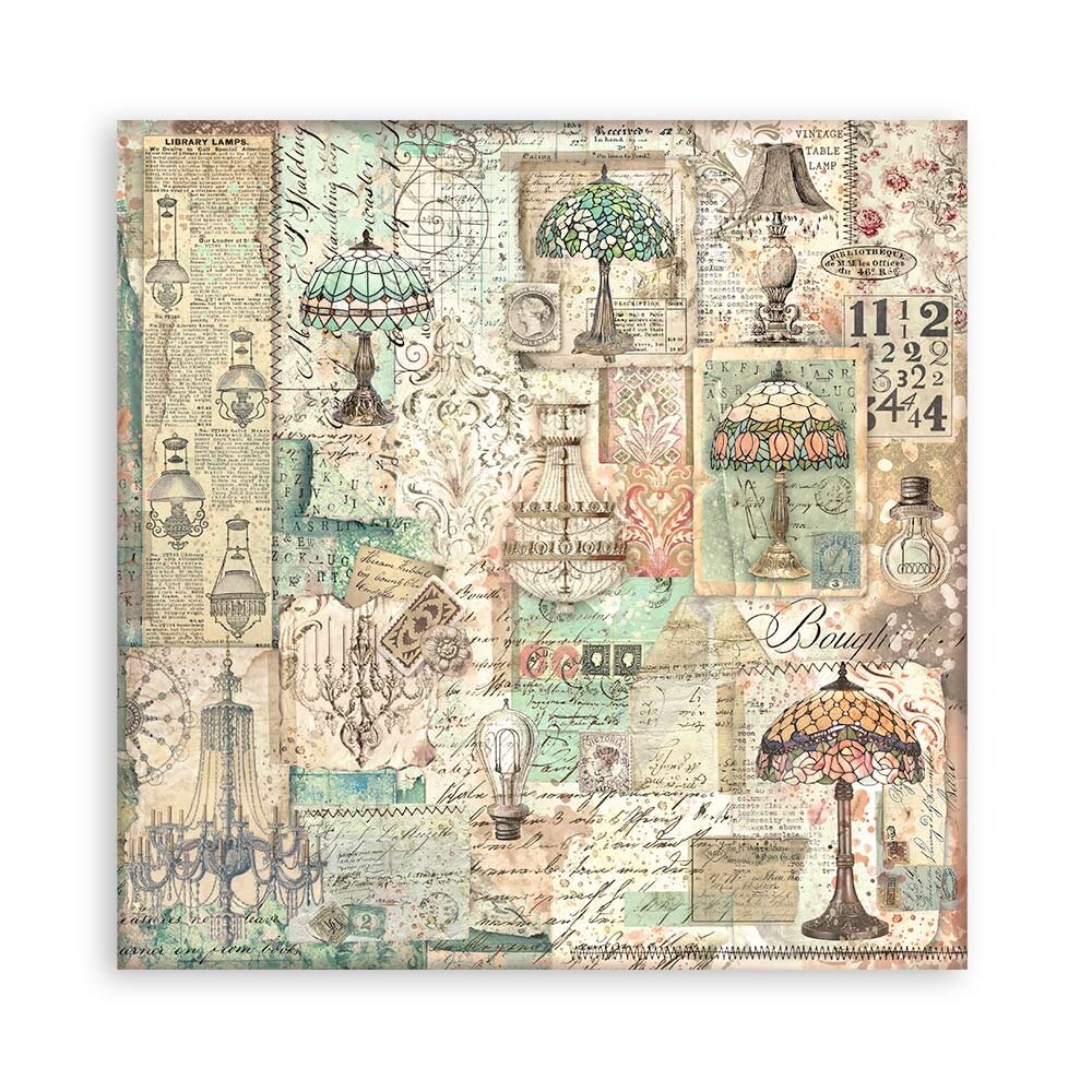 Stamperia Brocante Antiques 8x8 Inch Paper Pack (Single Face) (SBBSXB02)