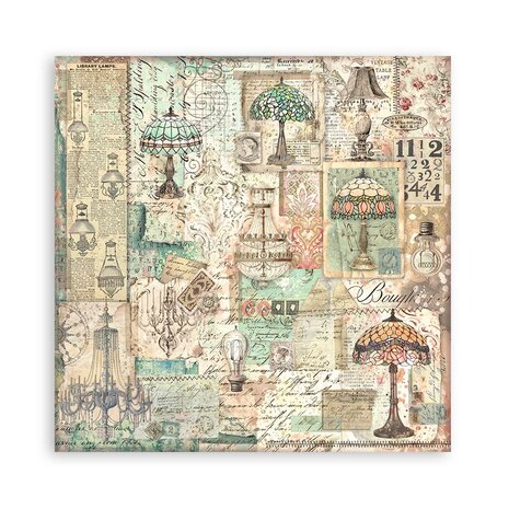 Stamperia Brocante Antiques 8x8 Inch Paper Pack (Single Face) (SBBSXB02)