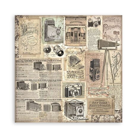 Stamperia Brocante Antiques 8x8 Inch Paper Pack (Single Face) (SBBSXB02)