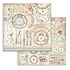 Brocante Antiques 12x12 Inch Paper Sheets Ceramic Plates (10pcs) (SBB984) (DISCONTINUED)