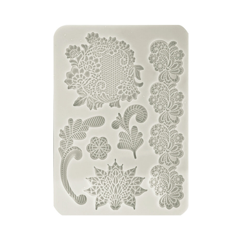 Stamperia Brocante Antiques Silicon Mould A5 Laces (KACMA515)