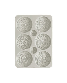Stamperia Brocante Antiques Silicon Mould A5 Clocks (KACMA517)