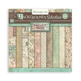 Stamperia Brocante Antiques Backgrounds 8x8 Inch Paper Pack (SBBS102)