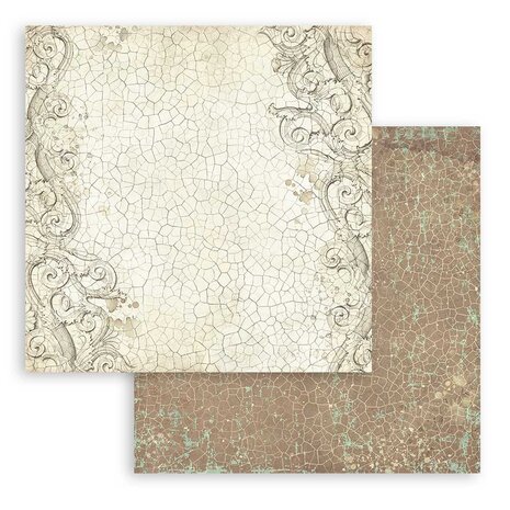 Stamperia Brocante Antiques Backgrounds 8x8 Inch Paper Pack (SBBS102)