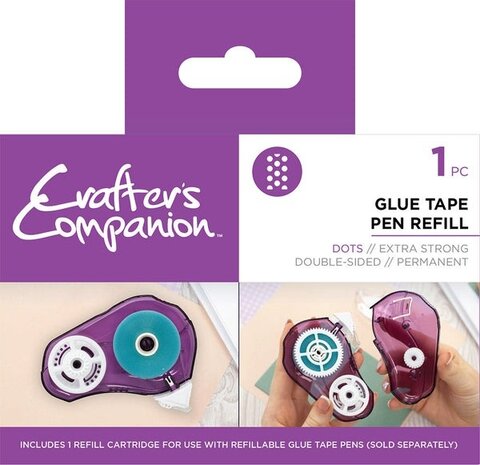 Crafter's Companion Glue Tape Pen Refill Dots (CC-ADH-REFILL-DOT) (DISCONTINUED) Crafter's Companion Glue Tape Pen Refill Dots (CC-ADH-REFILL-DOT) (DISCONTINUED)