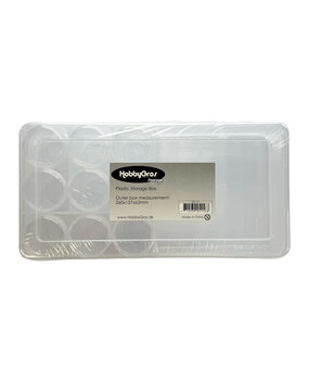 HobbyGros Storage Plastic Storage Box w/ Cups (1+9pcs) (SS117) HobbyGros Storage Plastic Storage Box w/ Cups (1+9pcs) (SS117)