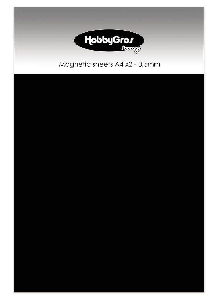 HobbyGros Storage Magnetic Sheets A4 0.5mm (2pcs) (SS114)