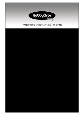 HobbyGros Storage Magnetic Sheets A4 0.5mm (2pcs) (SS114)