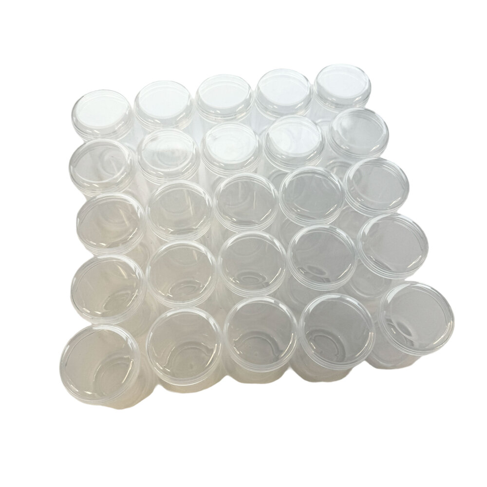 HobbyGros Storage Cups with Lids (25pcs) (SS118)