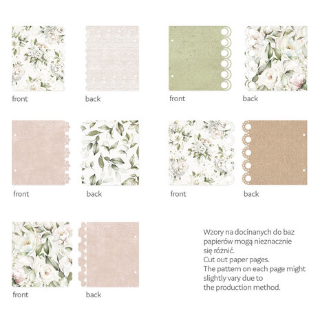 P13 Love and Lace Light Chipboard Embellishments 6x6 In Album Base w Papers (P13-LAL-56) (OUTLET) P13 Love and Lace Light Chipboard Embellishments 6x6 In Album Base w Papers (P13-LAL-56) (OUTLET)