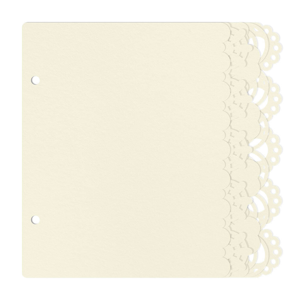 P13 Love and Lace Light Chipboard Embellishments 6x6 Inch Album Base (P13-LAL-57) (OUTLET) P13 Love and Lace Light Chipboard Embellishments 6x6 Inch Album Base (P13-LAL-57) (OUTLET)