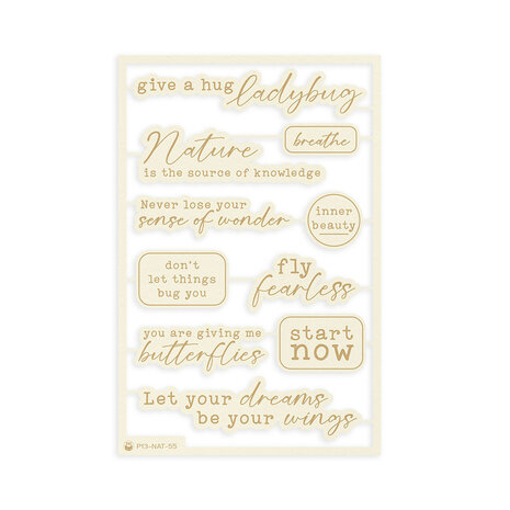 P13 Naturalist Light Chipboard Embellishments 07 ENG (10pcs) (P13-NAT-55) (OUTLET) P13 Naturalist Light Chipboard Embellishments 07 ENG (10pcs) (P13-NAT-55) (OUTLET)