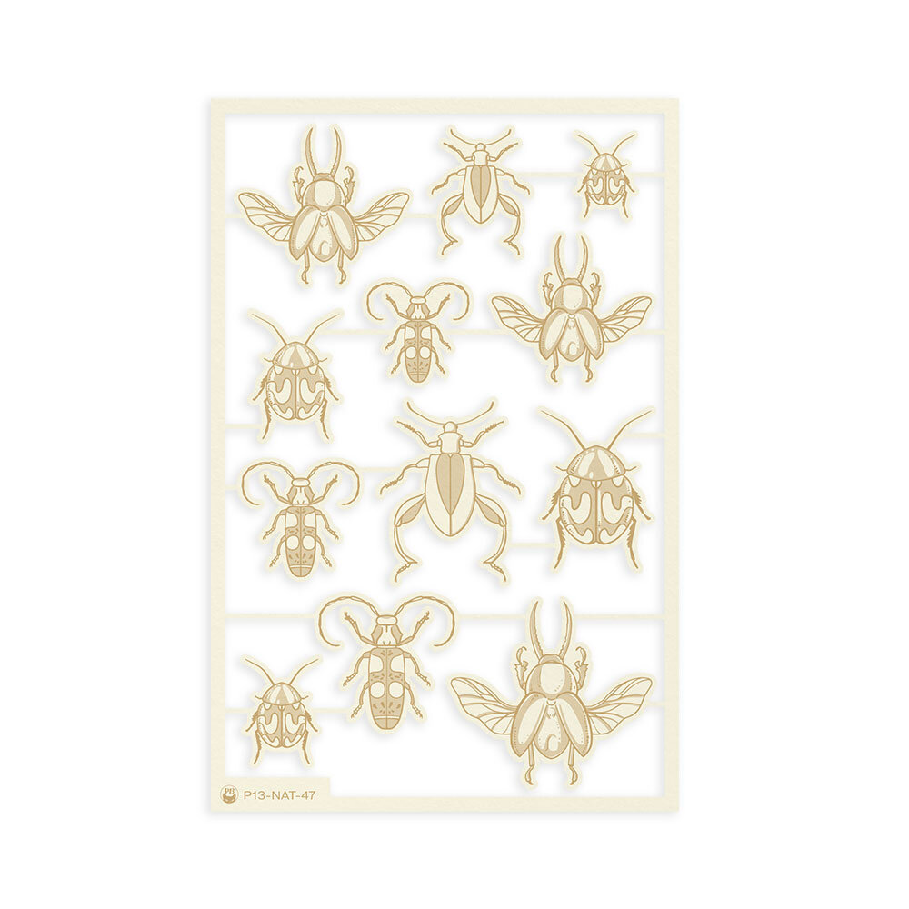 P13 Naturalist Light Chipboard Embellishments 04 (12pcs) (P13-NAT-47) (OUTLET) P13 Naturalist Light Chipboard Embellishments 04 (12pcs) (P13-NAT-47) (OUTLET)