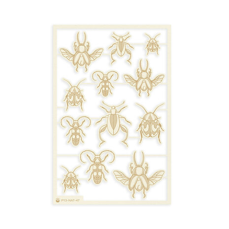 P13 Naturalist Light Chipboard Embellishments 04 (12pcs) (P13-NAT-47) (OUTLET) P13 Naturalist Light Chipboard Embellishments 04 (12pcs) (P13-NAT-47) (OUTLET)