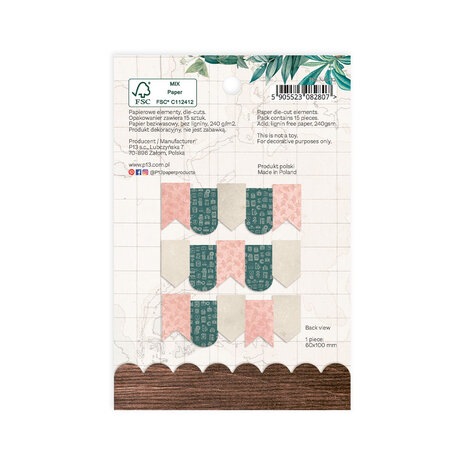 P13 Naturalist Paper Die-Cut Garland (15pcs) (P13-NAT-32) (DISCONTINUED)