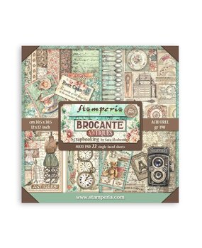 Stamperia Brocante Antiques 12x12 Inch Paper Pack (Single Face) (SBBXLB14)