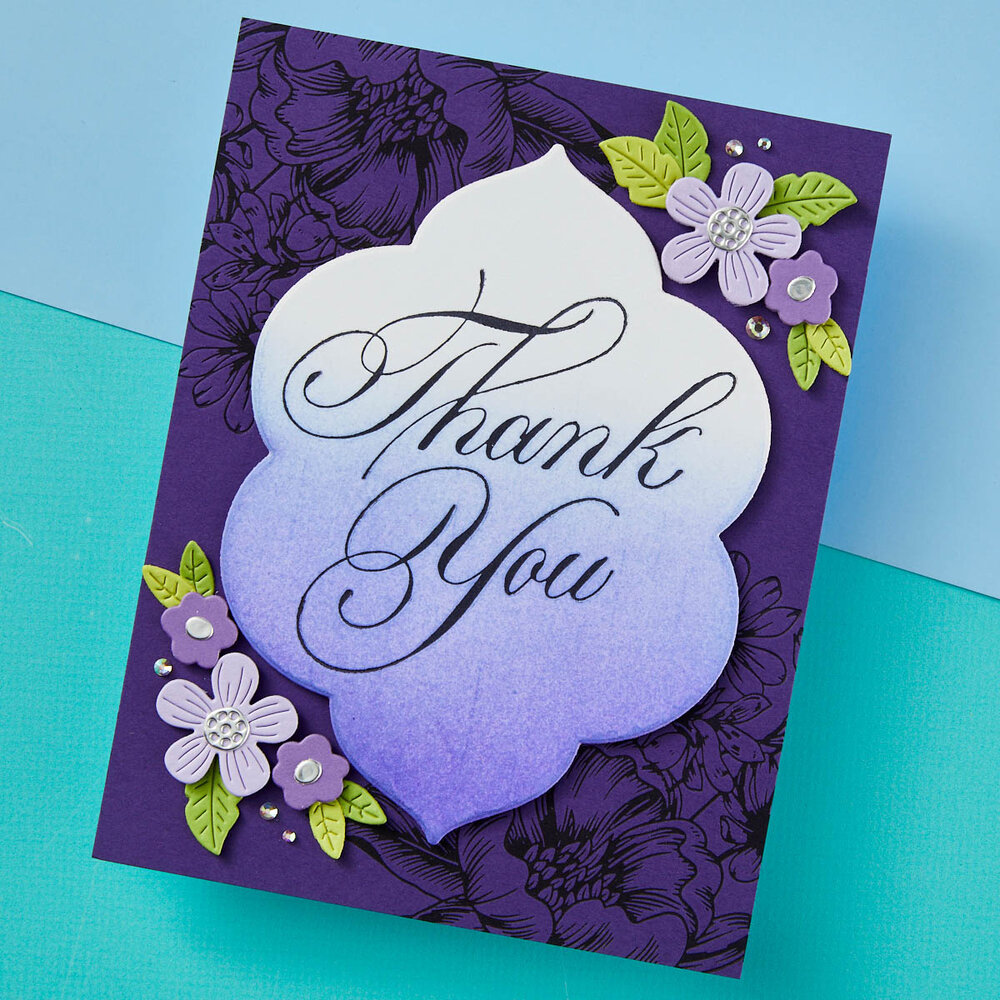Spellbinders Copperplate Thank You Press Plate (BP-103) (DISCONTINUED) Spellbinders Copperplate Thank You Press Plate (BP-103) (DISCONTINUED)