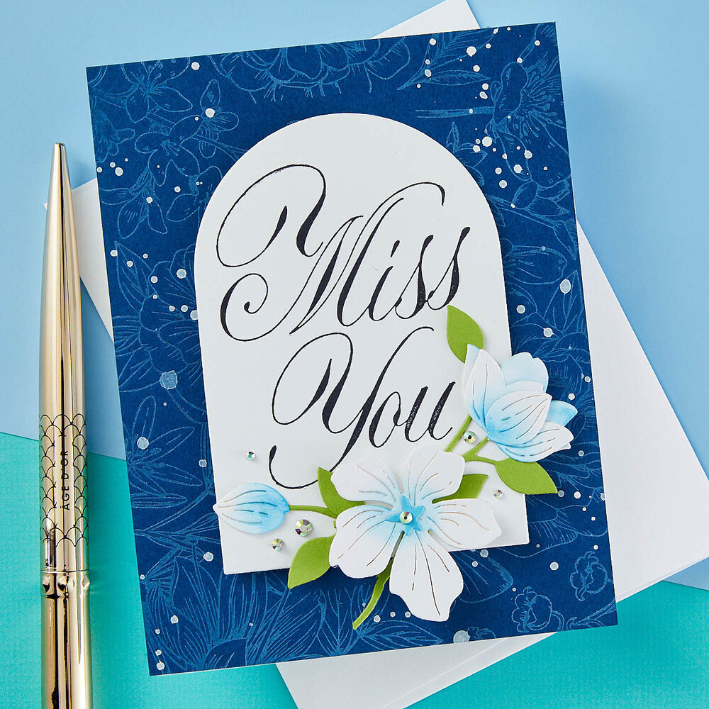 Spellbinders Copperplate Miss You Press Plate (BP-102) (DISCONTINUED) Spellbinders Copperplate Miss You Press Plate (BP-102) (DISCONTINUED)