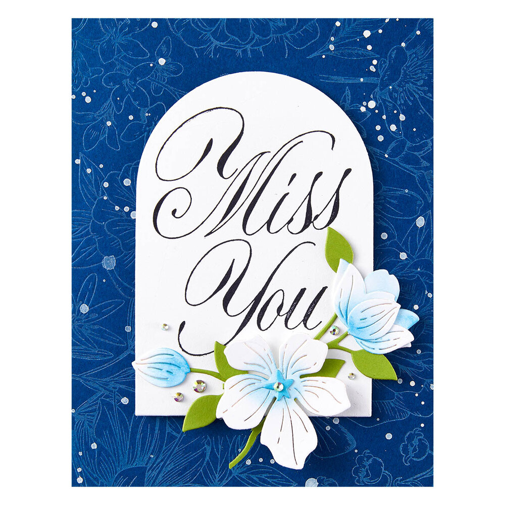 Spellbinders Copperplate Miss You Press Plate (BP-102) (DISCONTINUED) Spellbinders Copperplate Miss You Press Plate (BP-102) (DISCONTINUED)