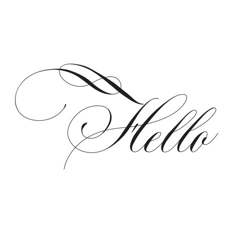 Spellbinders Copperplate Hello Press Plate (BP-100) (DISCONTINUED) Spellbinders Copperplate Hello Press Plate (BP-100) (DISCONTINUED)