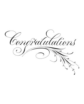 Spellbinders Copperplate Congratulations Press Plate (BP-099) (DISCONTINUED) Spellbinders Copperplate Congratulations Press Plate (BP-099) (DISCONTINUED)